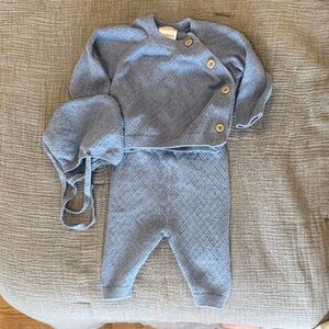 Hanna Andersson Blue Kids Matching Set